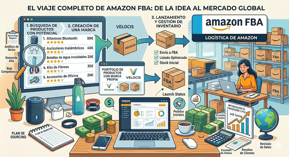 Proceso de ventas en Amazon FBA