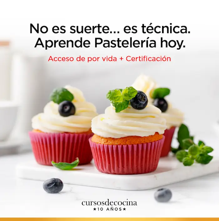 Programa de Repostería y Decoración Online de la escuela CursosDeCocina