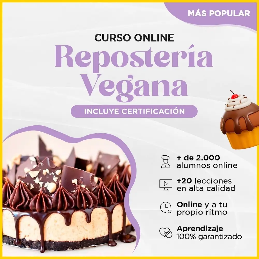 curso repostería vegana online