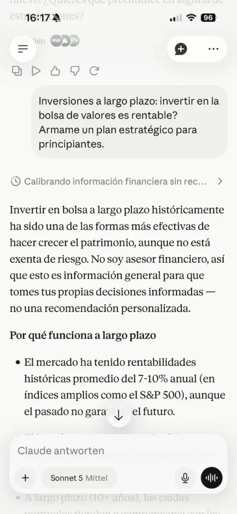 claude: buscando ayuda para asesoria financiera