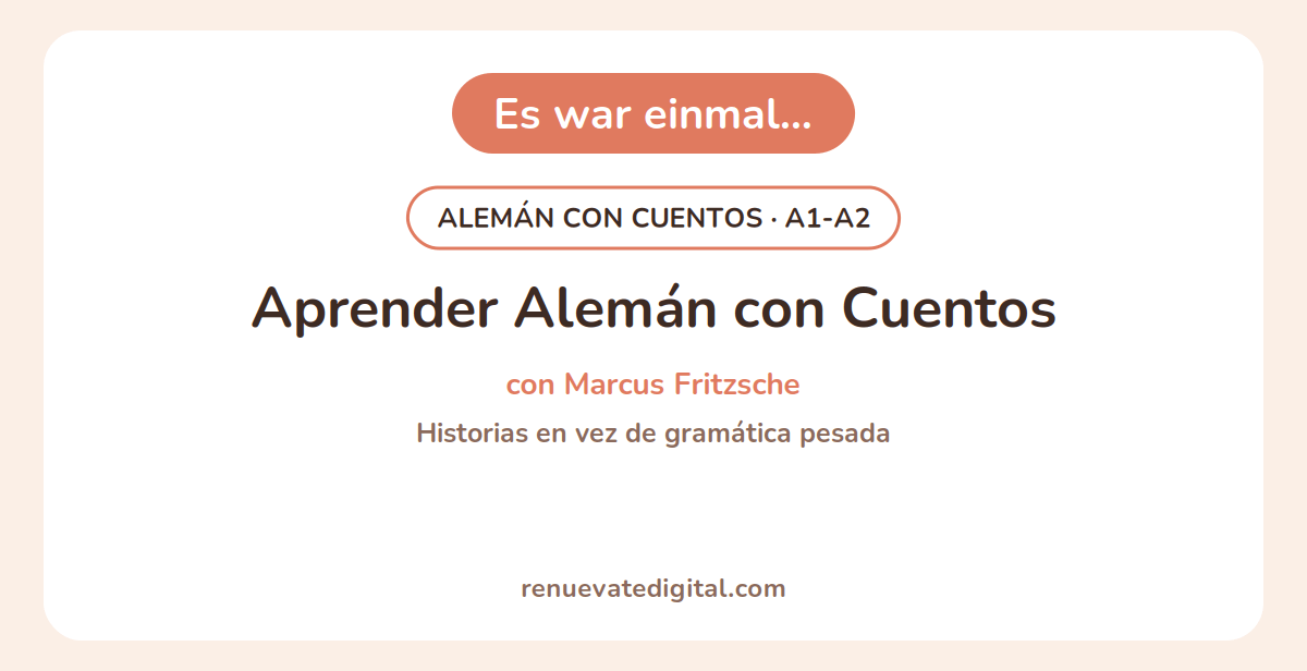 Aprender Alemán con Cuentos A1-A2 de Marcus Fritzsche